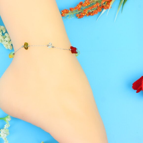 Elegant Handmade Anklet – Perfect for Women & Girls | Ideal Gift Option, DYC1877 - Picture 8 of 9